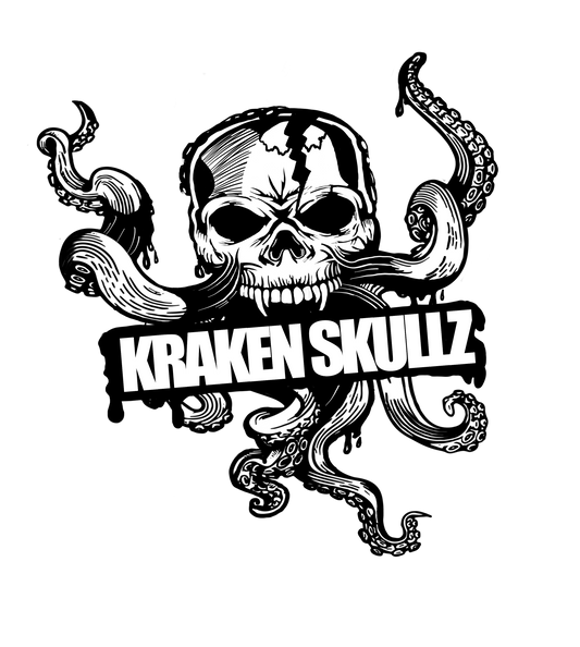 KS OG - Kraken Skull Stickers 4x4 in.